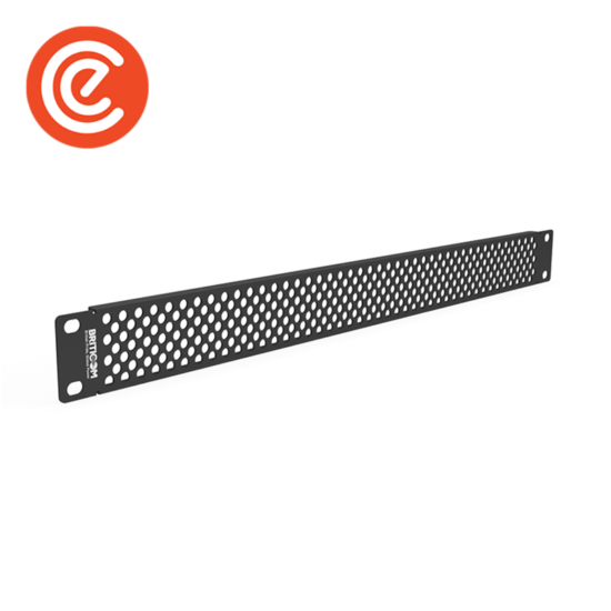 1U Blank Panel with Perforations - Metal – Model 01