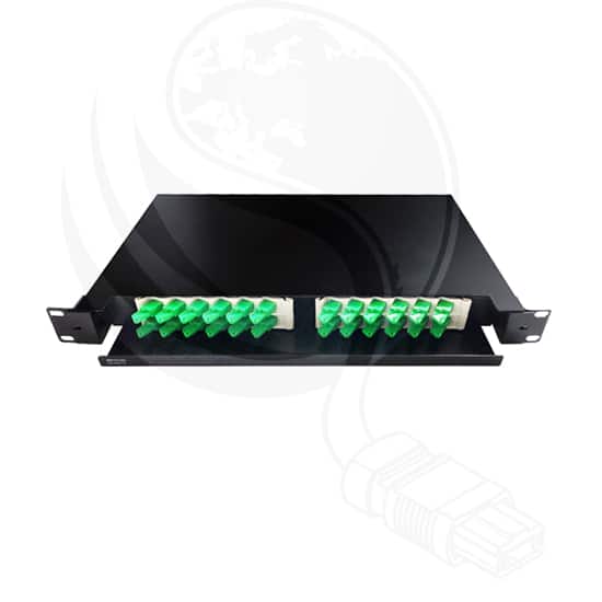 1U Sliding On Rail Modular Patch Panel – Model 03 – 24 FO (1)