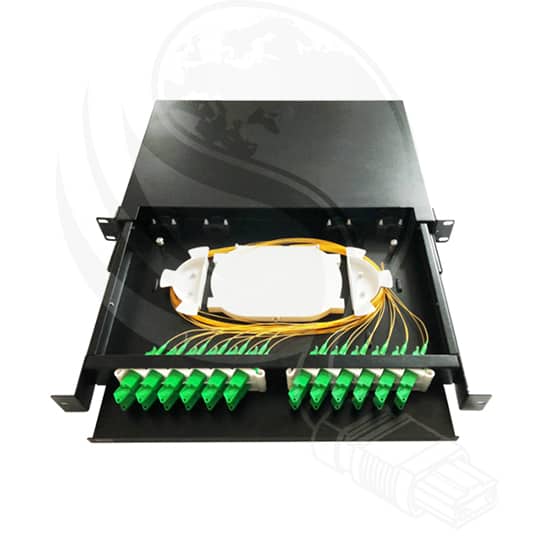 1U Sliding On Rail Modular Patch Panel – Model 03 – 24 FO (3)