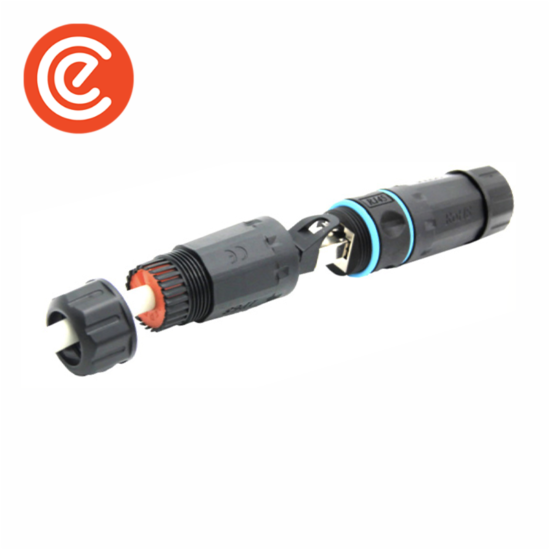 Cat 6A Waterproof Inline Coupler Keystone Jack – STP 180°