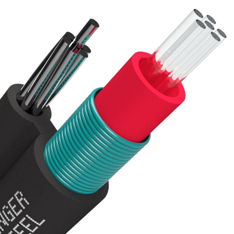 Aerial Fig 8 Messenger Uni Loose-Tube Cable – All Steel-Close