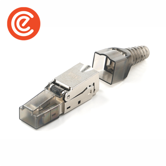 Copper Field Plugs – Tool-Free – STP Cat 6A – Model 01