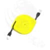 Cat6a UUTP Retractable Flat Patch Cord