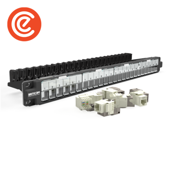 Empty Patch Panel 24 Port - UTP with Auto Shutters - Model 02