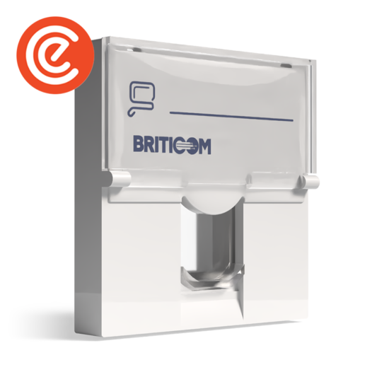 EU Empty RJ45 KSJ - Shuttered Module - Platinum - Model 01