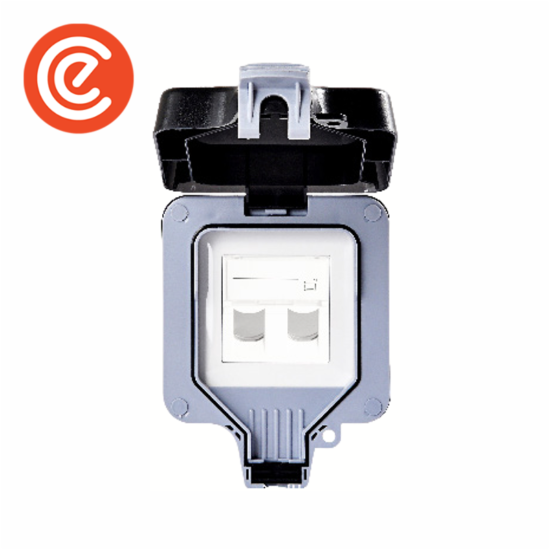 EURO Outdoor IP66 Wall Outlet