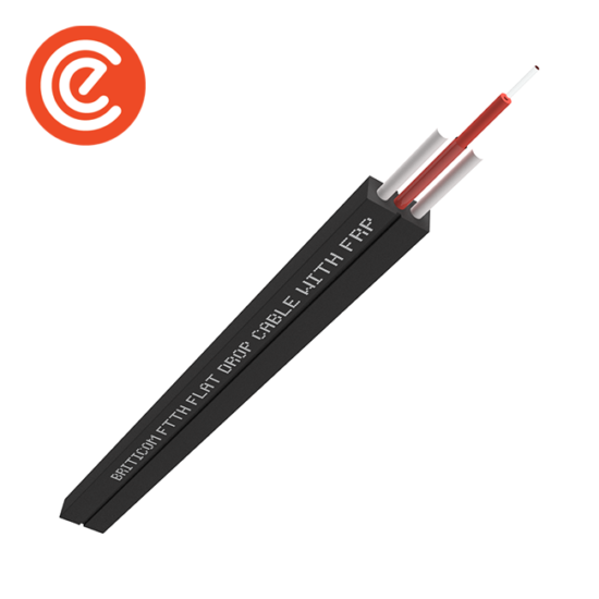 FTTH - Flat Drop Cable with FRP