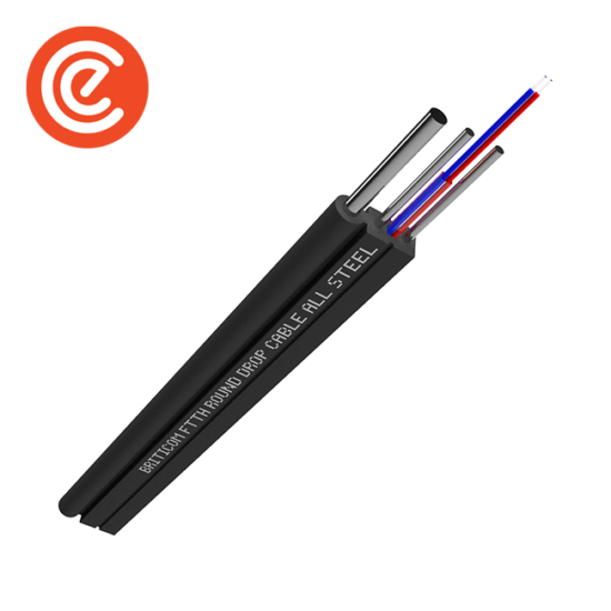 FTTH - Flat Drop Cable With Steel - 2 Fibres