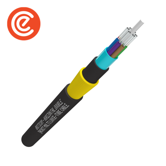 Horizontal Double Jacket Multi Loose Tube Cable - 24-144 Fibres