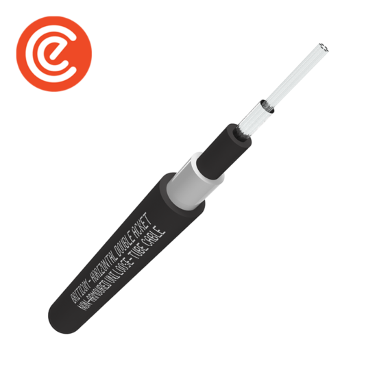 Horizontal Double Jacket Non-Armoured Uni Loose Tube Cable - 6 Fibres