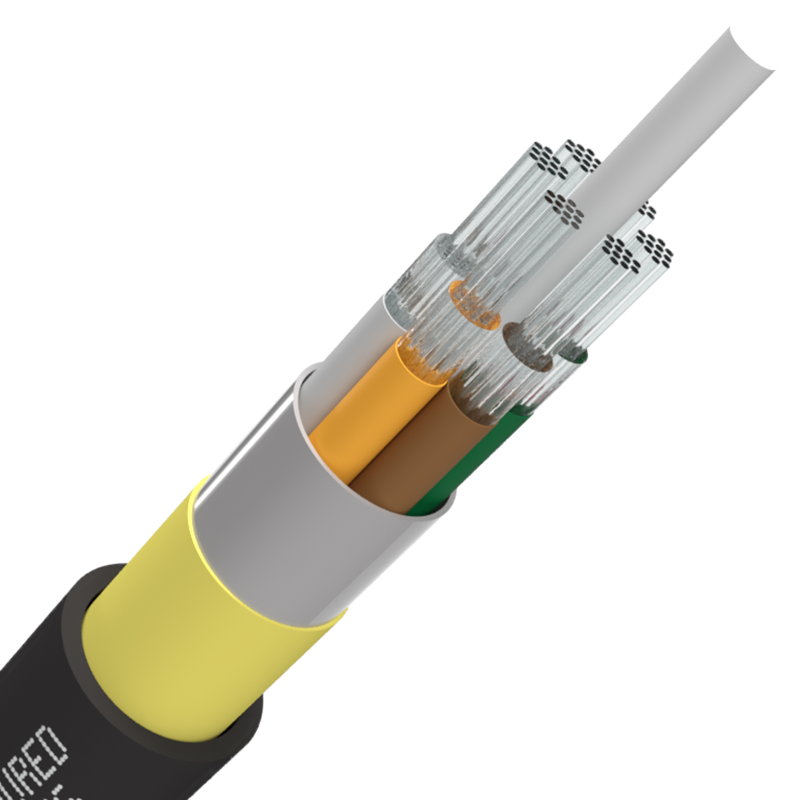 Horizontal Non-Armoured Loose Tube Cable – Dry - 60 Fibres-Close