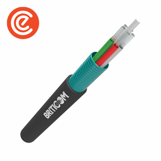 Horizontal Steel Tape Armoured Multi Tube Cable - FRP Central Strength Member - 12-144 Fibres