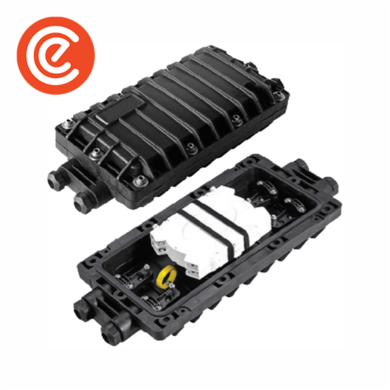 Mechanical Inline Fibre Optic Enclosure - Gland - Model 02 - 72 FO
