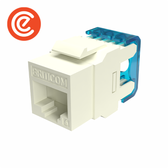 Cat 6 Keystone Jack – UTP 180°
