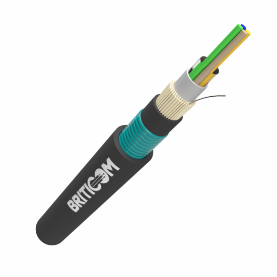 Multi Mode Double Sheath Armored Central Loose Tube Fiber Optic Cable
