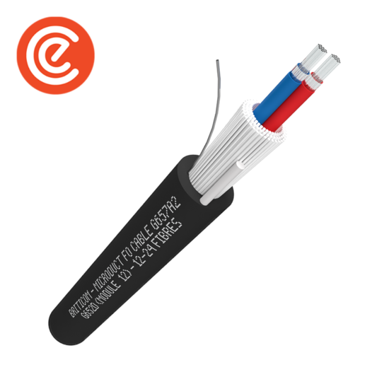Microduct FO Cable (Module 12) – 12-24 Fibres