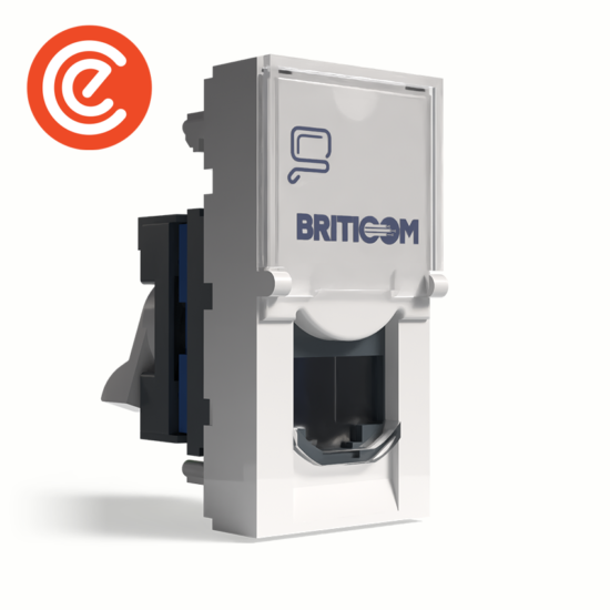 Cat 6 UTP Euro Moulded Module