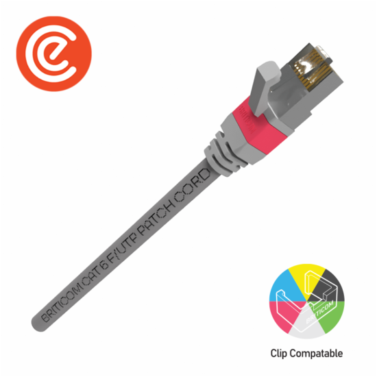 Cat 6 Colour Clipped Patch Cord – F/UTP