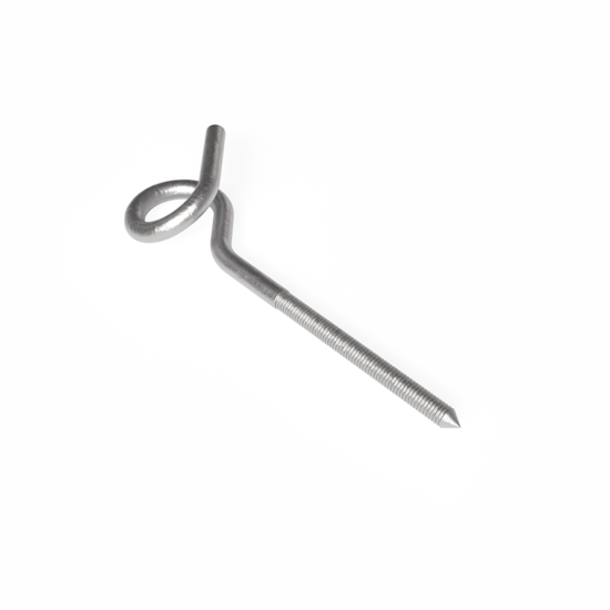 Galvanised Steel Pigtail - Wood