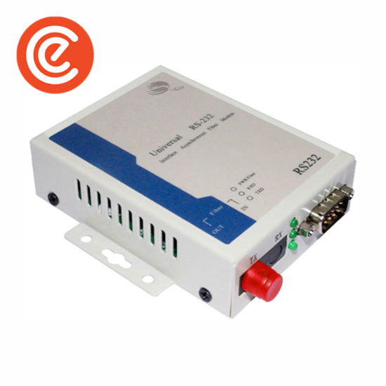 PoE RS232 To FO Media Converter - FC
