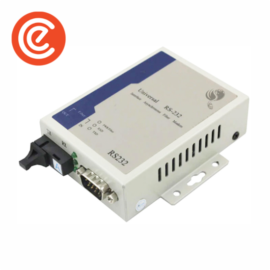 PoE RS232 To FO Media Converter - SC