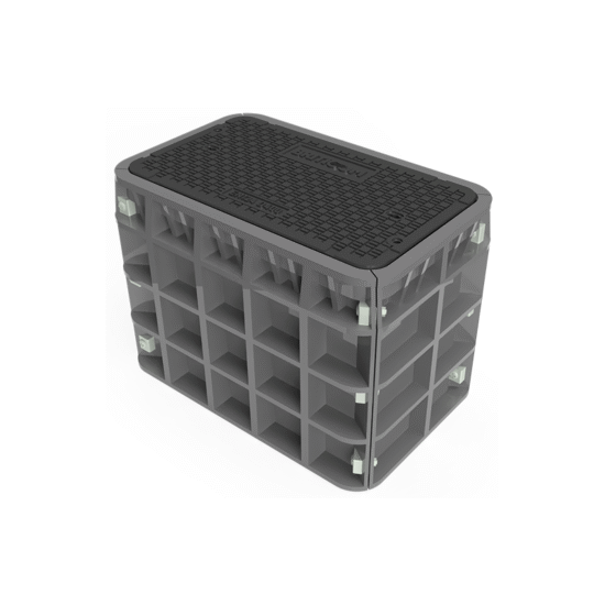 SMC Heavy Composite Manhole System - Model 01