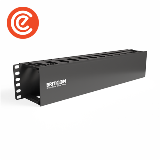 2U Cable Management Dump Panel - Plastic- Model 03