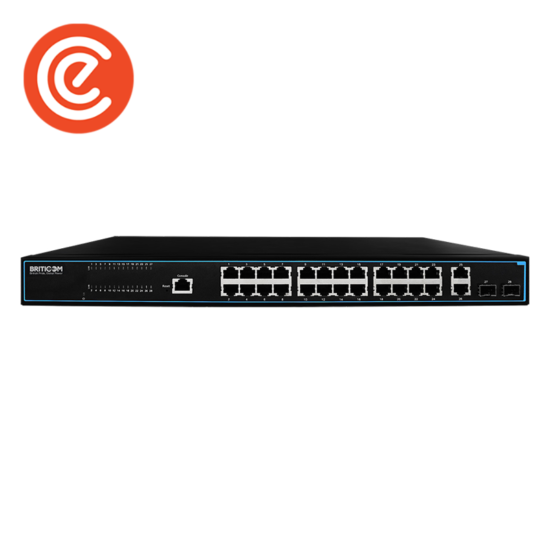 28 Ports Full Gigabit L2 Managed PoE Switch